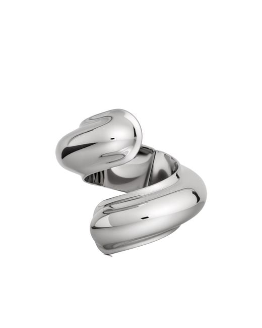 Alaïa White Sculptural Bracelet