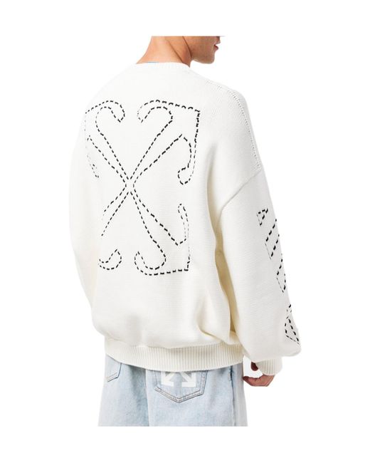 Off-White c/o Virgil Abloh White Arrows Crew Neck Sweatshirt for men