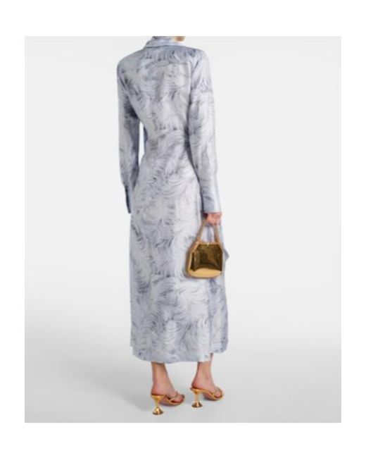 Stella McCartney Blue Printed Maxi Dress