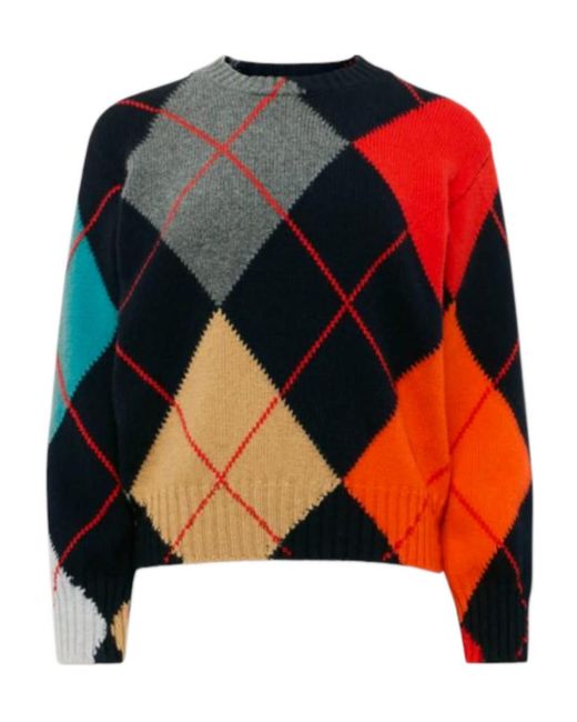 J.W. Anderson Blue X Pringle Of Scotland Crew-Neck Sweater