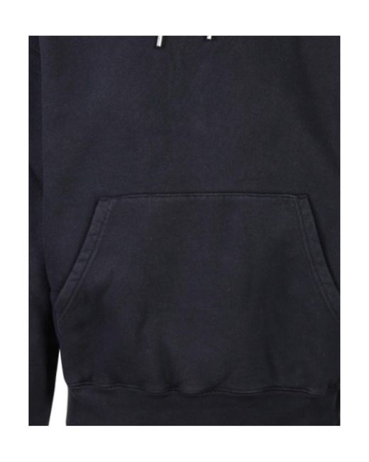 Heron Preston Blue Logo Patch Hoodie for men