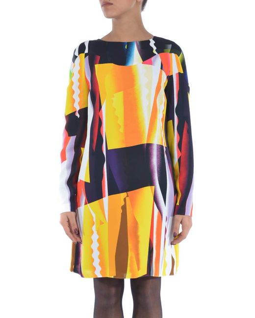 KENZO Orange Striped Dress