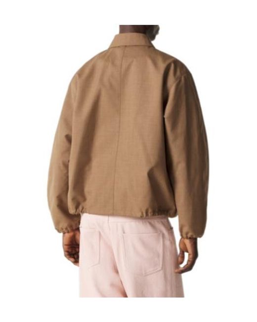 Auralee Brown Oversized Jacket for men