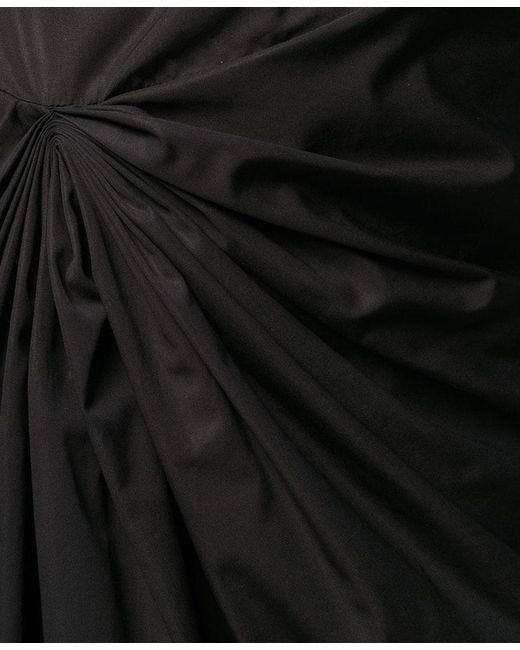 Givenchy Black Short Draped Skirt