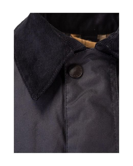 Barbour Blue Collared Long Sleeved Jacket for men