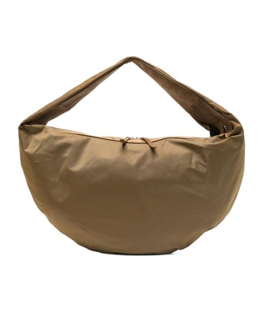 Khaite Metallic Zipped Hobo Bag