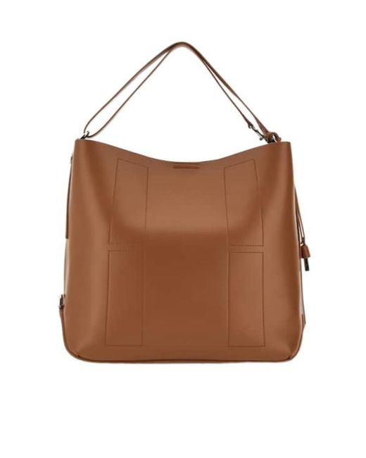 Hogan Brown Medium Hocket Hobo Bag