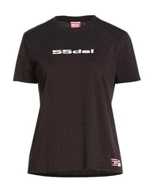 DIESEL Black Short-Sleeved T-Shirt