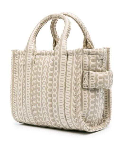 Marc Jacobs Natural The Monogram Micro Tote Bag