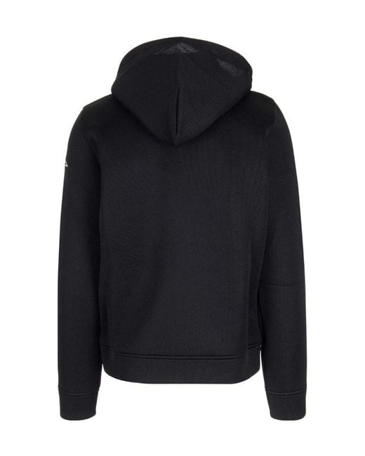 Rick Owens Black X Champion Logo-Embroidered Zipped Mesh Jacket for men