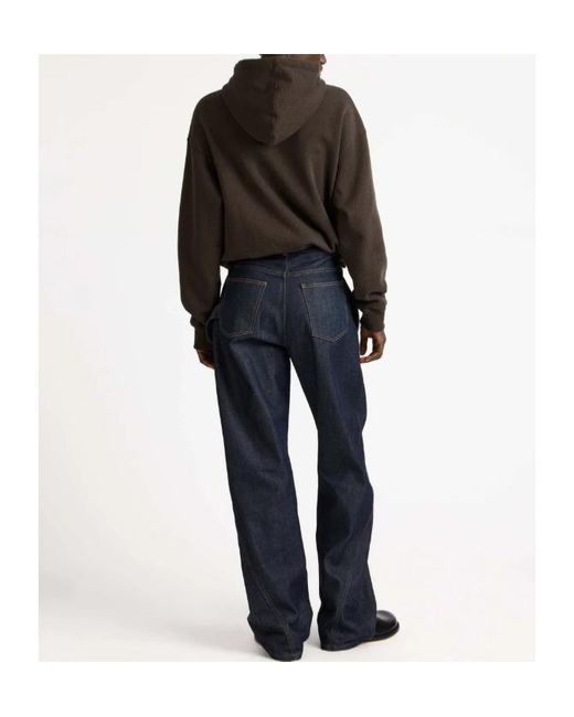 J.W. Anderson Blue Twisted Workwear Denim Jeans