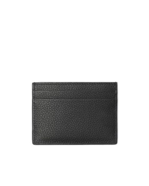 Burberry Black Ekd Printed Card Holder for men