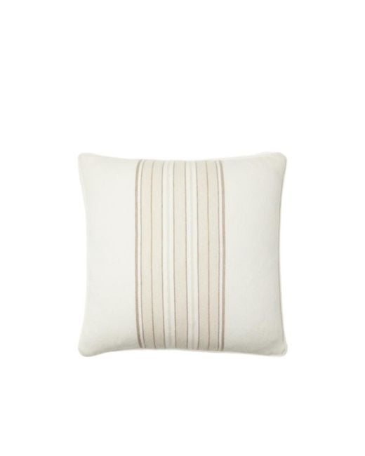 Loro Piana White The Suitcase Stripe Cushion for men