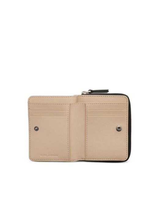 Marc Jacobs White Camp Patchwork Compact Wallet