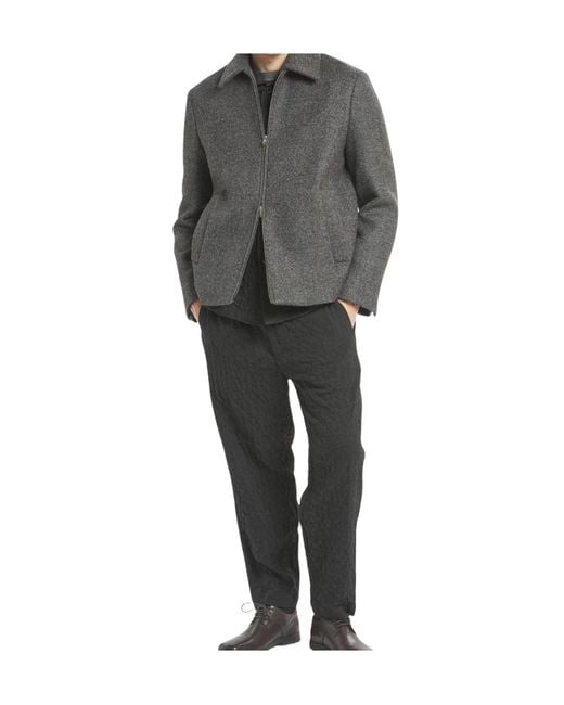 Barena Gray Long-Sleeve Casual Jacket for men
