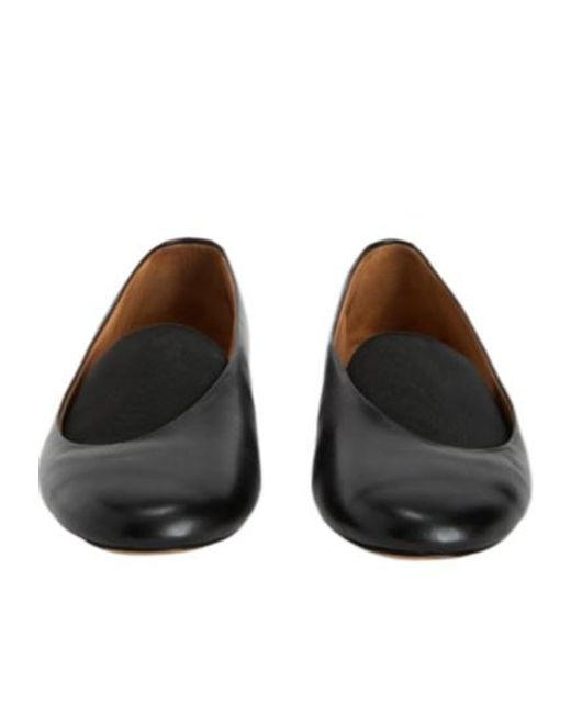 Jil Sander Black Elyss Ballerinas