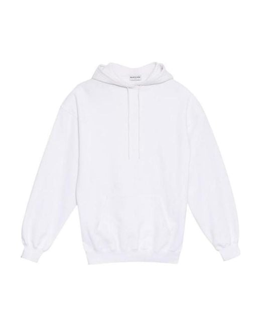 Balenciaga White Cocoon Hoodie