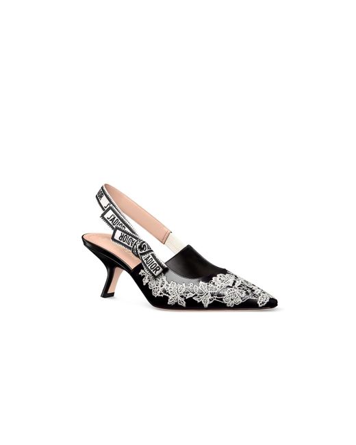 Dior Black J'A Slingback Pump