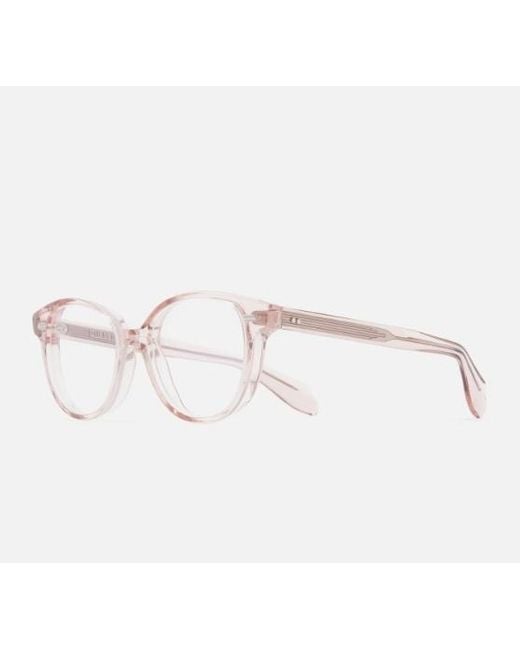 Cutler & Gross White Full Frame Plain Mirror for men