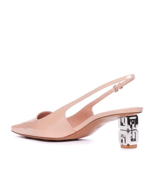 Givenchy Pink G Cube Slingback Pumps