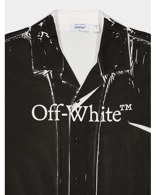 Off-White c/o Virgil Abloh Black Short-Sleeved Shirt for men