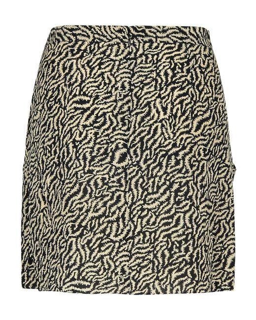 Isabel Marant Black Isabel Marant Étoile All-Over Printed Mini Skirt