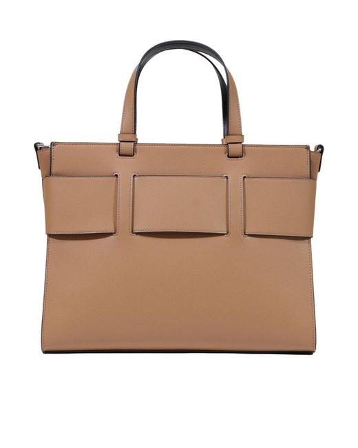 ARMANI EXCHANGE Brown Monogram Tote Bag