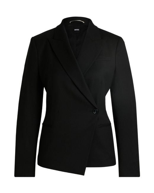Boss Black Boss Double Breasted Slim-Fit Blazer