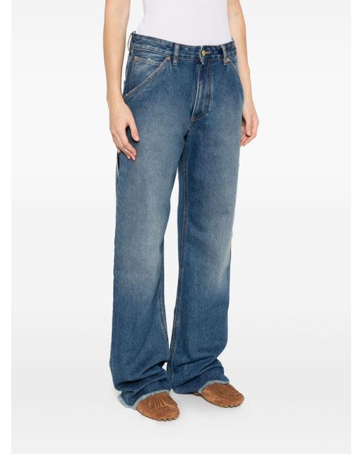 DARKPARK Blue Jeans With Belt Loops