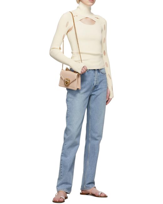 Dolce & Gabbana Natural Devotion Top Handle Shoulder Bag