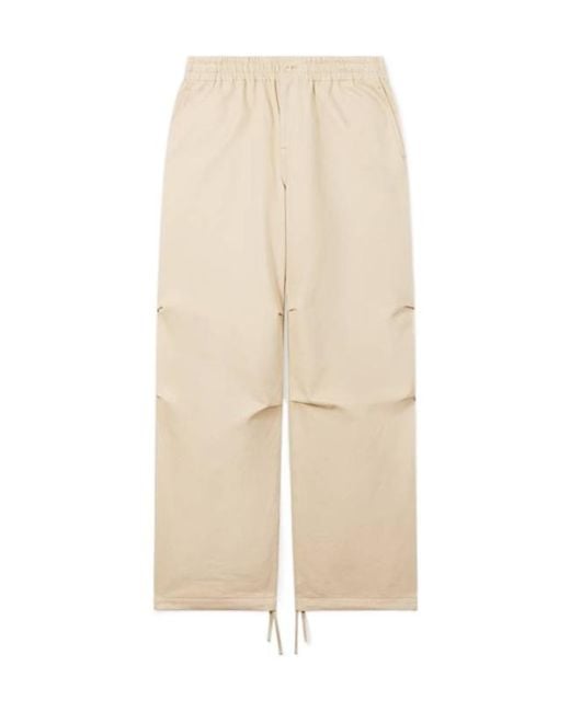 KENZO Natural Loose Fit Elastic-Waist Pants for men