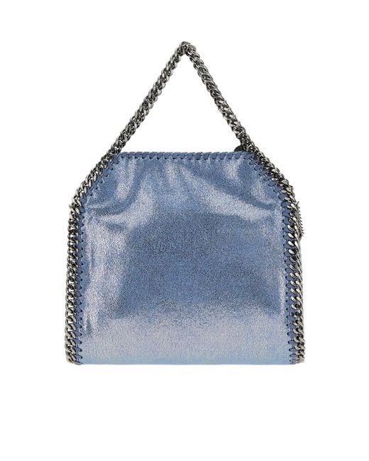 Stella McCartney Blue Falabella Mini Tote Bag