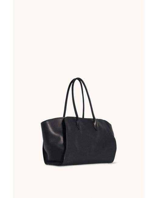 The Row Black Marlo 14 Top Handle Bag