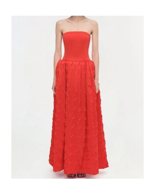 Jonathan Simkhai Red Azriel Gown
