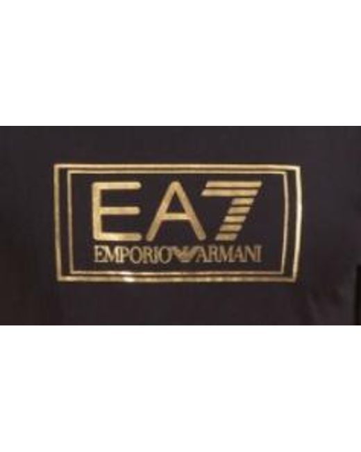 EA7 Black Ea7 Logo Decal T-Shirt for men