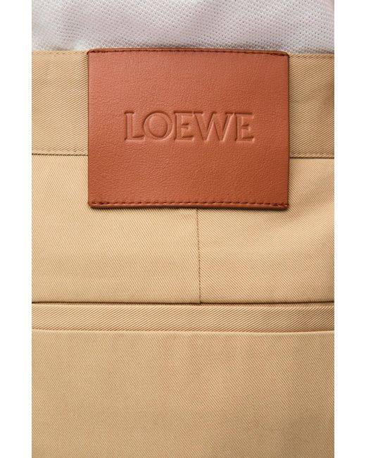 Loewe Natural Straight-Leg Cargo Trousers for men