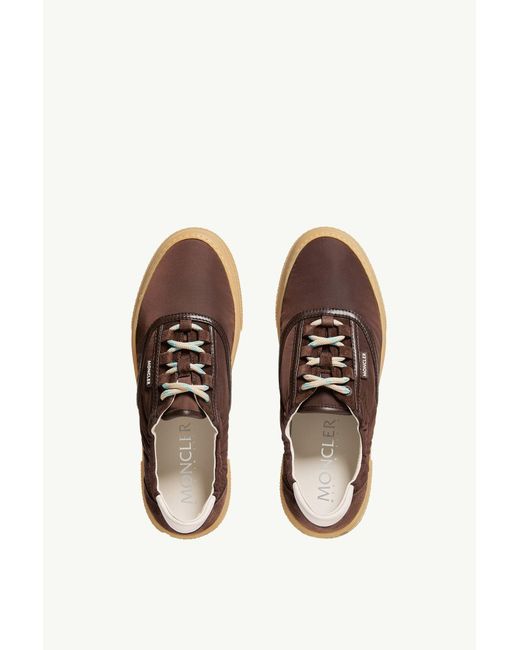Moncler Brown Vera Leisure Sneakers for men