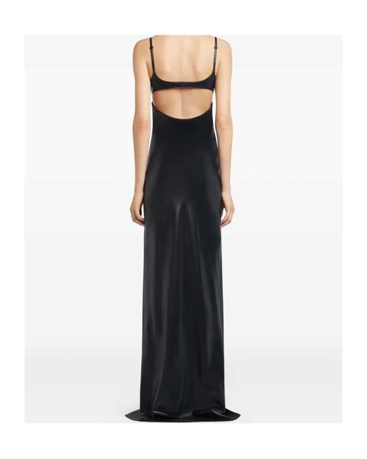 Courreges Multicolor Courrèges Cut-Out Detailed Midi Slip Dress