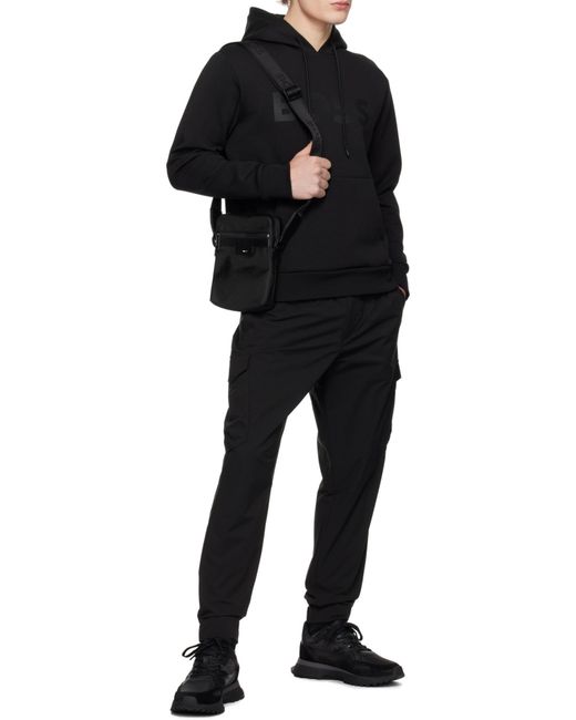 Boss Black Boss Logo Embossed Lace-Up Sneakers for men