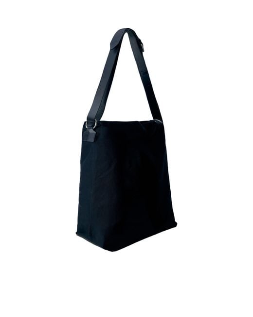 Dries Van Noten Black Adjustable Strap Tote Bag for men