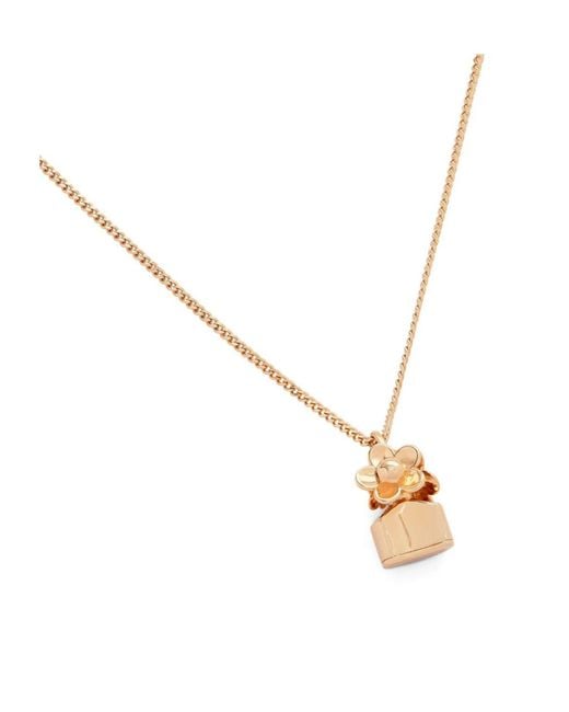 Marc Jacobs Metallic The Mini Icon Daisy Necklace