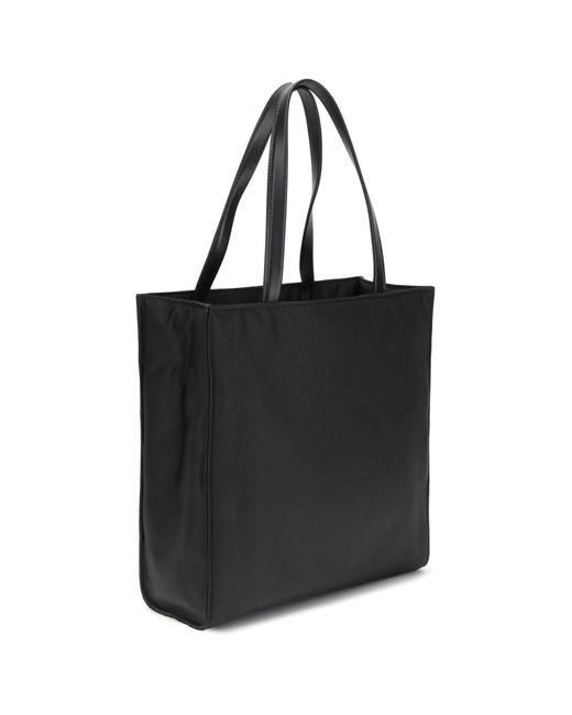 Prada Black Shopping Bag With Shoulder Strap