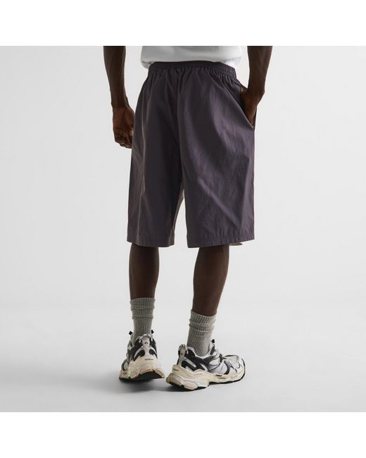 Balenciaga White Woven Tracksuit Shorts for men