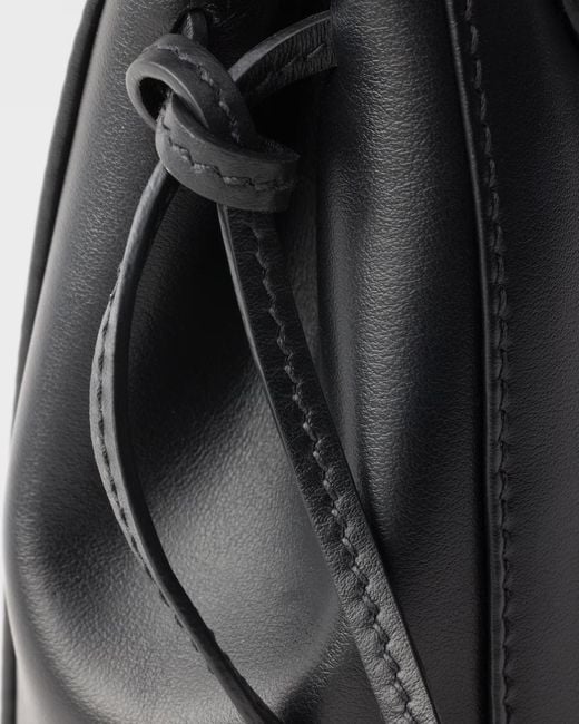 Prada Brown Carry Mini Leather Handbag