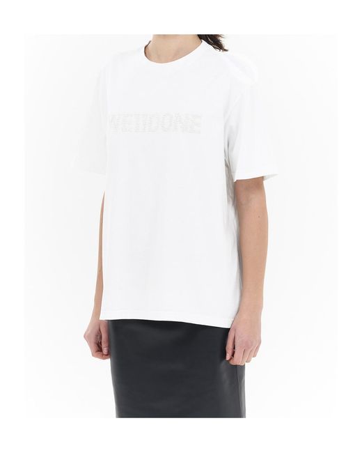 we11done White Short-Sleeved T-Shirt