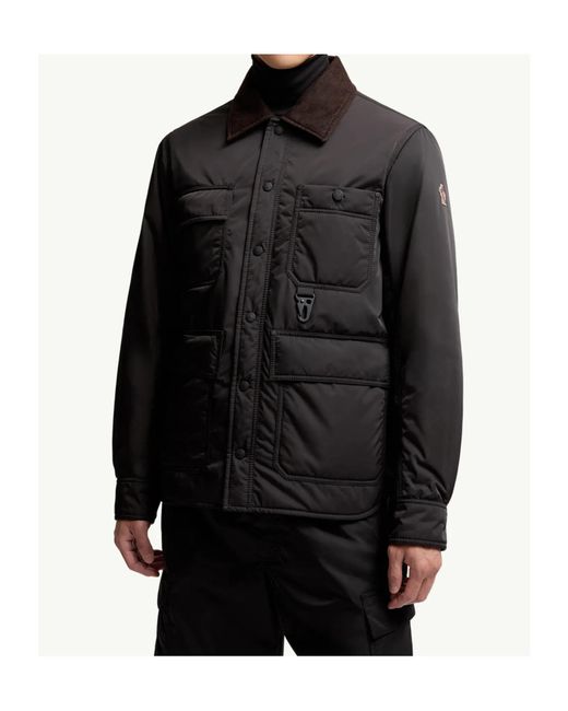 Moncler Black Grenoble Waterton Down Field Jacket for men
