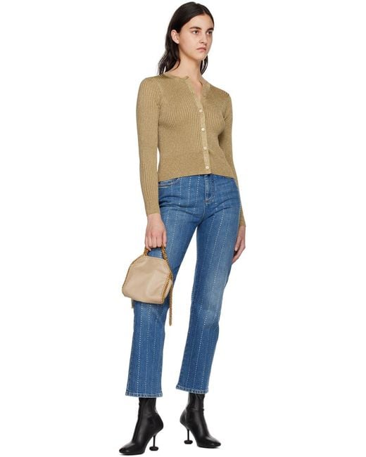 Stella McCartney Natural Falabella Tiny Tote Bag