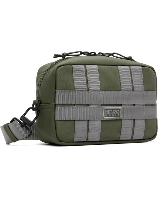 KENZO Green Explorer Crossbody Bag for men