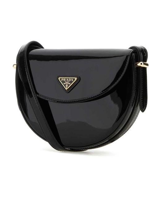 Prada Black Logo Cross-Body Bag