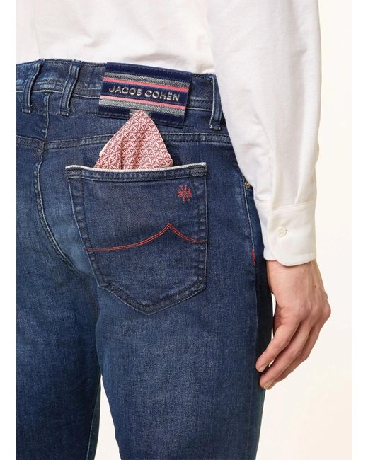 Jacob Cohen Blue Belt-Tethered Jeans for men